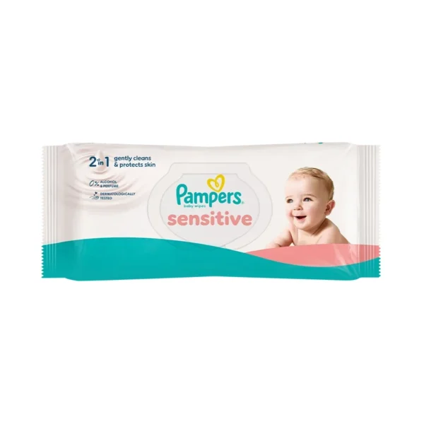 Pampers Sensitive мокри кърпички за бебета, 4x80 бр.