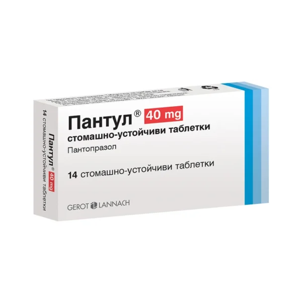 Пантул 40 mg стомашно-устойчиви таблетки, 14 бр.