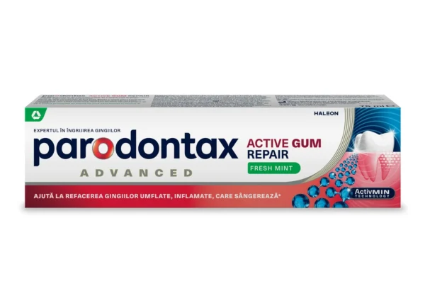 Parodontax Active Gum Repair Fresh Mint паста за зъби с флуорид, 75 мл