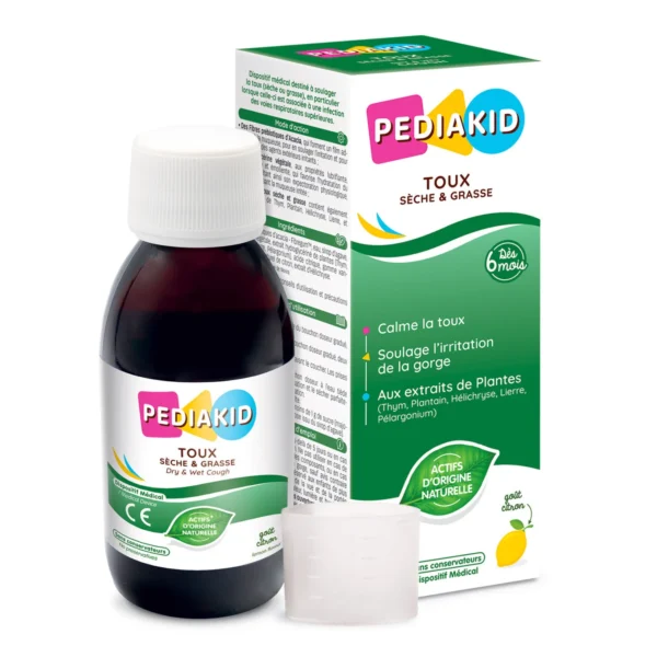 Pediakid сироп за кашлица (суха и влажна), 125 мл