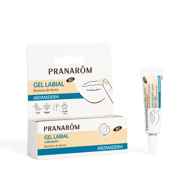 Pranarom Aromaderm Labiarom био гел за устни, 5 мл
