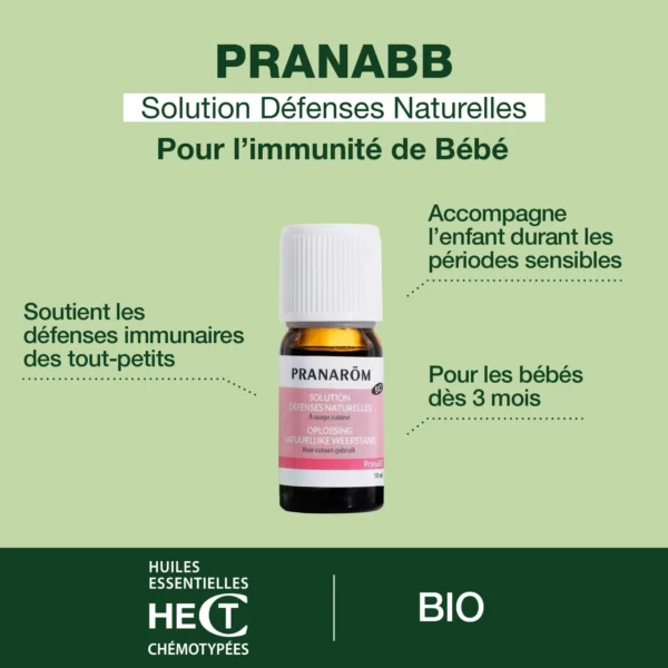 Pranarom PranaBB био бебешко масло за естествена защита, 10 мл — снимка 2