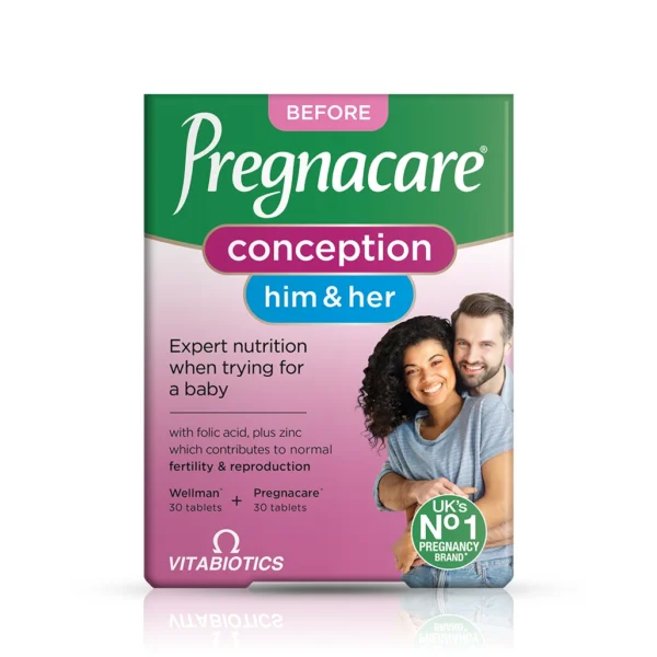 Pregnacare Conception Him & Her таблетки за него и нея, 60 бр.