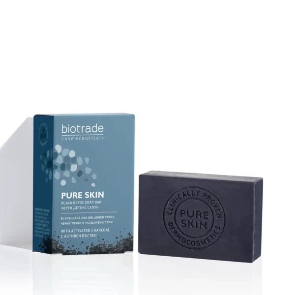 Pure Skin детокс сапун с активен въглен, 100 г