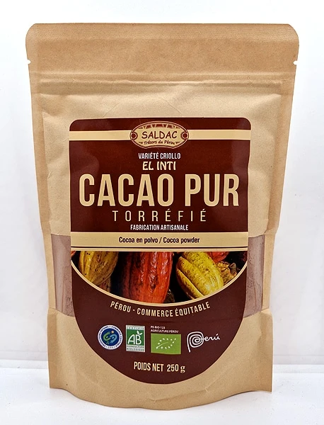 Saldac Cacao Pur био какао на прах, 250 г