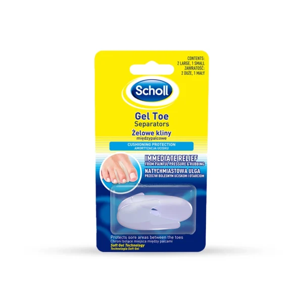 Scholl гел разделители за пръсти, 3 бр.