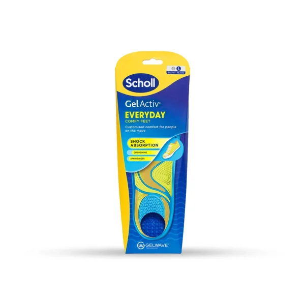 Scholl GelActiv Everyday стелки за ежедневни обувки, размер L, 1 чифт