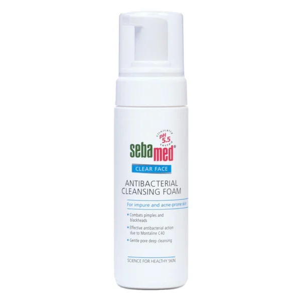 Sebamed Clear Face антибактериална почистваща пяна, 150 мл