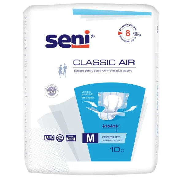 Seni Classic Air универсални пелени за възрастни, размер M, 30 броя