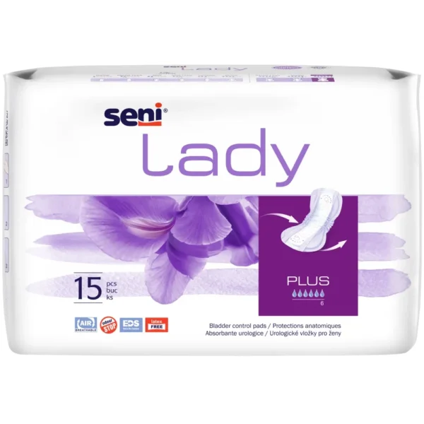 Seni Lady Plus урологични подложки, 15 броя