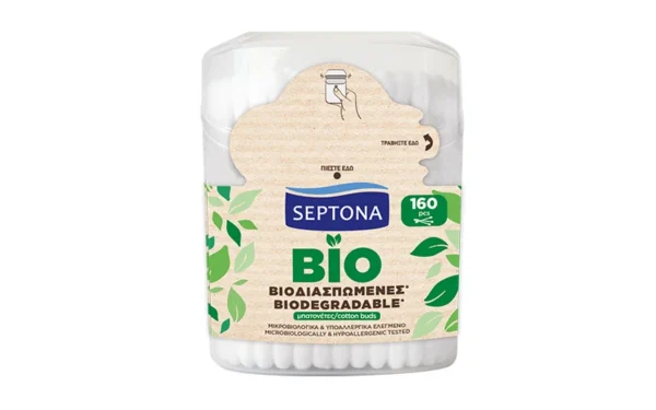 Septona биоразградими клечки за уши, 160 броя