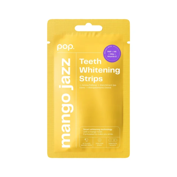 Smilepen POP избелващи лентички за зъби, манго, 7x2 бр.