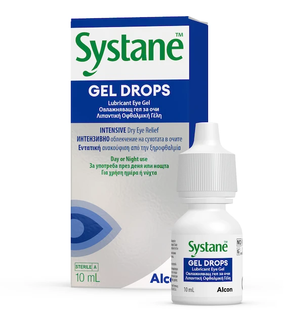 Systane Gel Drops овлажняващ гел за очи, 10 мл