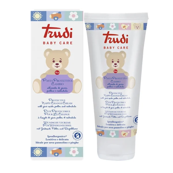 Trudi Baby Care бебешки защитен крем за подсичане с цинков оксид, 100 мл