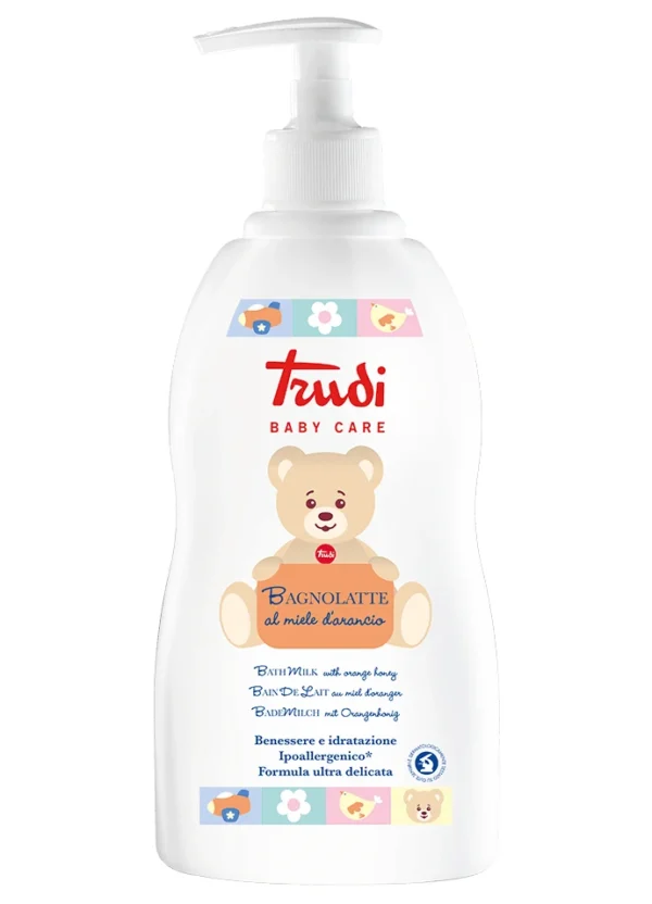 Trudi Baby Care мляко за баня с портокалов мед, 500 мл