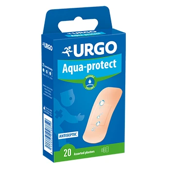 Urgo миещ се превързващ пластир Aqua-protect, 3 размера