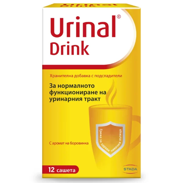 Urinal Drink сашета с червена боровинка, 12 бр.