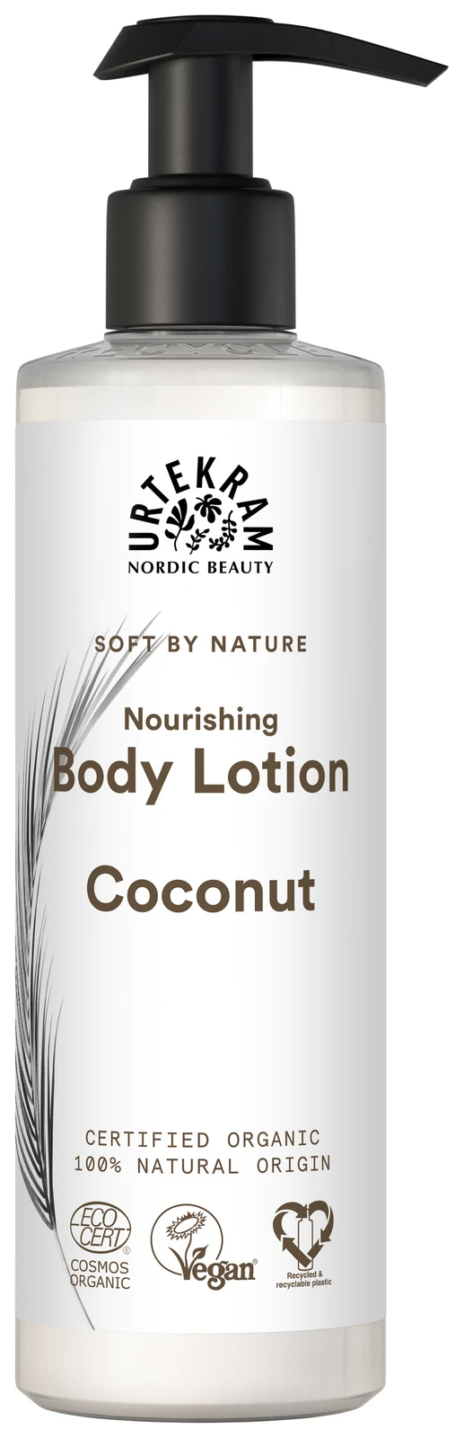Urtekram Coconut подхранващ лосион за тяло, 245 мл