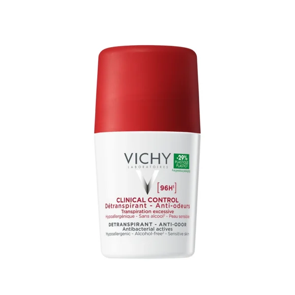 Vichy Clinical Control рол-он дезодорант против изпотяване 96 часа, 50 мл