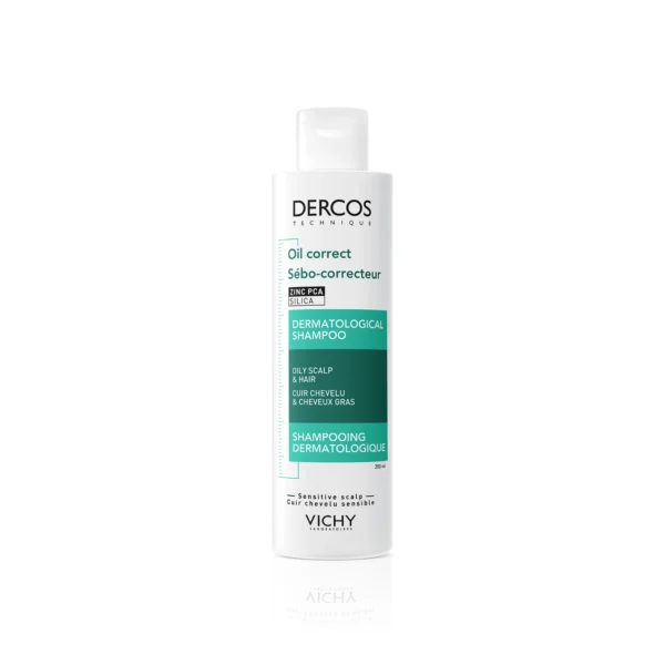 Vichy Dercos Oil Correct себорегулиращ дерматологичен шампоан, 200 мл