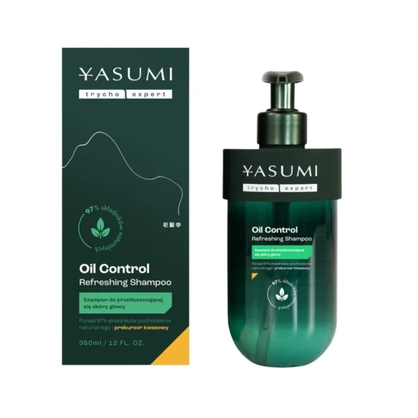 Yasumi TrychoExpert Oil Control Refreshing Shampoo шампоан за контрол на омазняването на скалпа, 350 мл