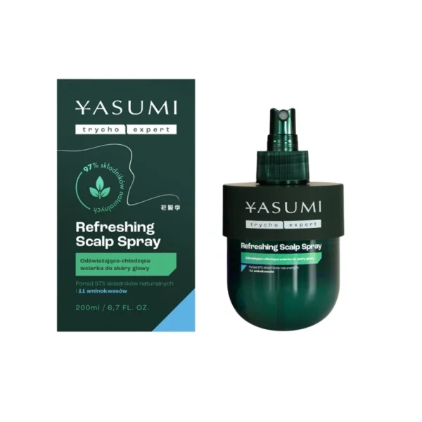 Yasumi TrychoExpert Refreshing Scalp Spray успокояващ и освежаващ спрей за скалп, 200 мл