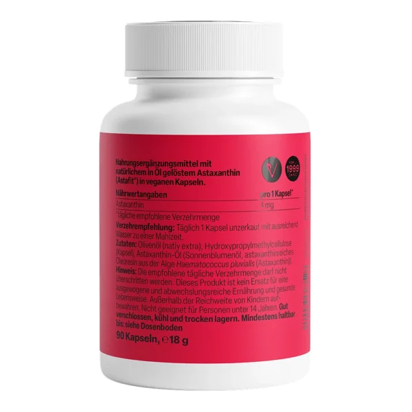 ZeinPharma астаксантин 4 мг, 90 капсули — снимка 2